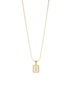 MOP Initial Necklace