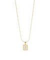 MOP Initial Necklace