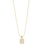 MOP Initial Necklace