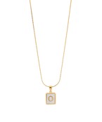 MOP Initial Necklace