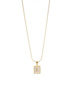 MOP Initial Necklace