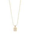 MOP Initial Necklace