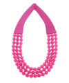 3 Row Faceted Bead Necklace