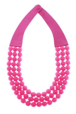 3 Row Faceted Bead Necklace