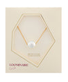 Pearl Gold Dipped Pendant Necklace