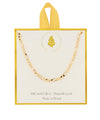 Necklace - 16” 18k GF Figaro Chain
