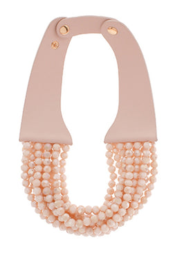 Multi Glass Beaded Necklace