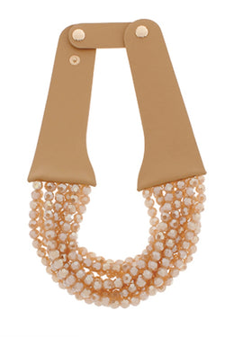 Multi Glass Beaded Necklace
