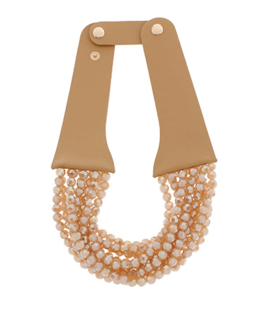Multi Glass Beaded Necklace