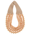 Multi Ball Beads Magnetic Clasp Necklace
