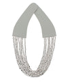 Cube Shaped Multi Layered Necklace