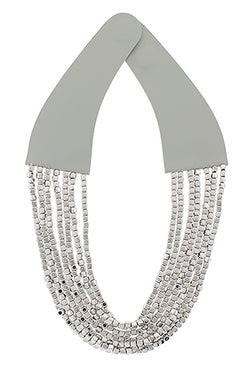 Cube Shaped Multi Layered Necklace