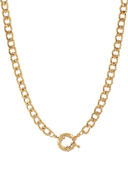 Spring Ring Chain Necklace