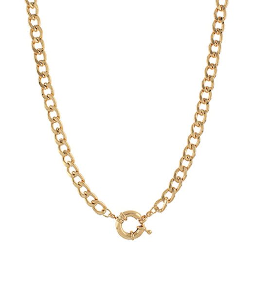 Spring Ring Chain Necklace