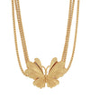 3 Layered Butterfly Necklace