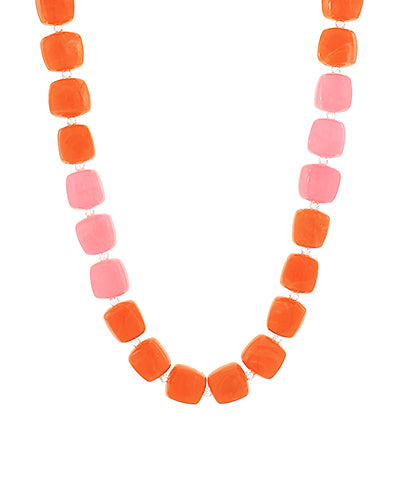 Color Block Bead Necklace