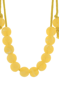 Ball on Cord Necklace