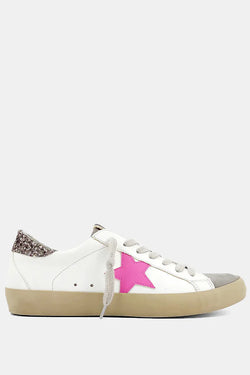 Paris Pink Star Sneaker