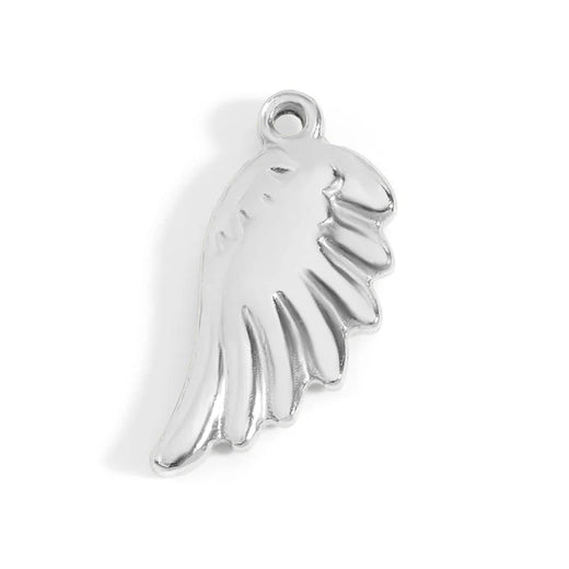 Wing Charm in Silver