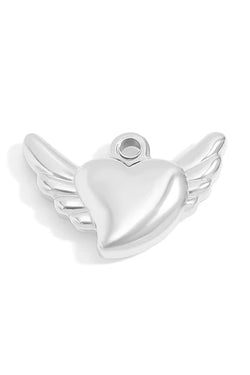 Wing Heart Charm