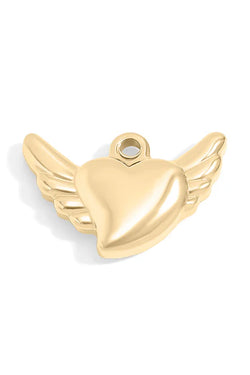 Wing Heart Charm
