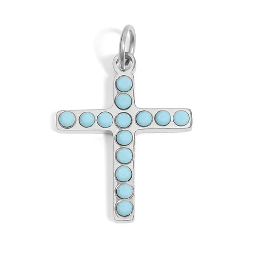 Cross in Turquoise Charm