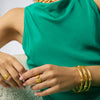 Julie Vos Portofino Stacking Bangle, Size M