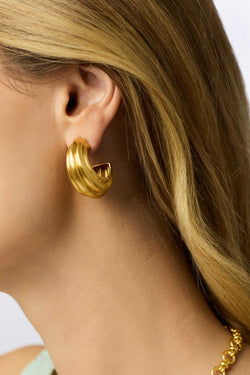 Julie Vos, Portofino Statement Hoop - Small
