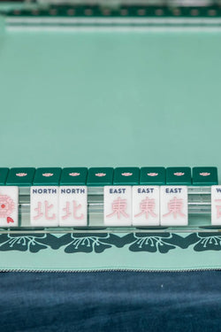 Purple/Red & Green Double Sided Mahjong Mat