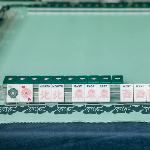 Purple/Red & Green Double Sided Mahjong Mat