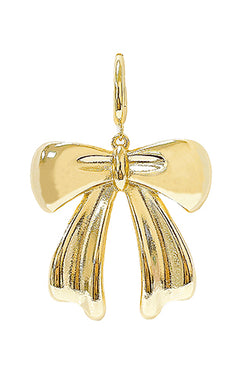 Extra Large Gold Bow Charm