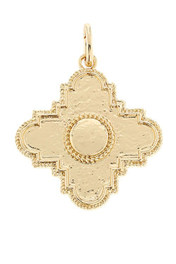 Antique Metal Cross Charm