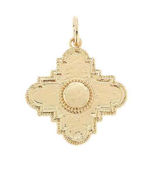 Antique Metal Cross Charm