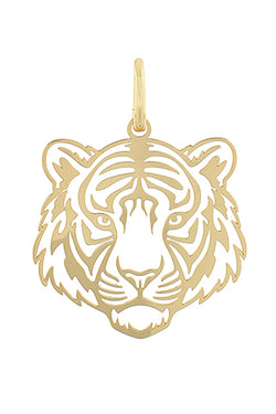 Extra Large  Filigree Tiger Charm