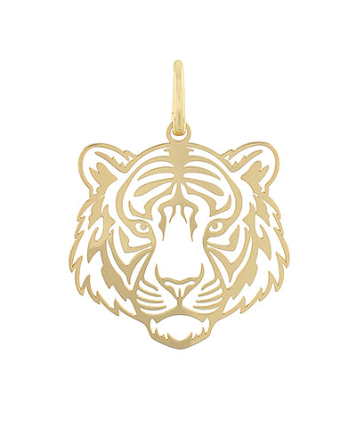 Extra Large  Filigree Tiger Charm