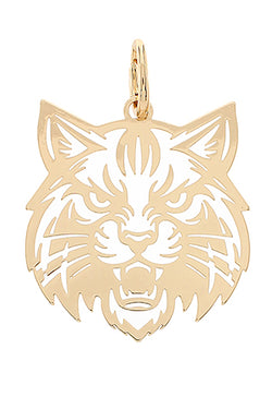 Extra Large Filigree Wild Cat Pendant