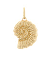 Sealife Ammonite Metal Pendant