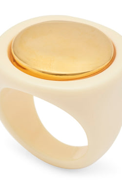 Lucas Jack Resin & Gold Accent Ring