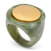 Lucas Jack Resin & Gold Accent Ring