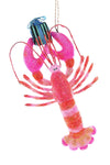 Cody Foster Pink Lobster Ornament