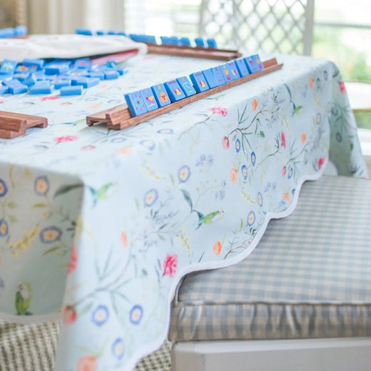 Scalloped Square Table Topper