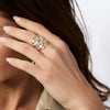 Julie Vos, Sahara Statement Ring - Silver