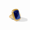 Julie Vos, Sahara Stone Ring - Iridescent Sapphire Blue