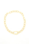 Luxe Link Enamel Chain Necklace