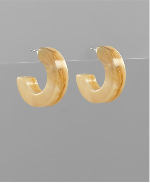 Designed Acrylic Hoops