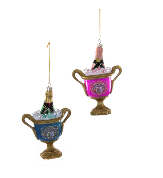 French Wine Bucket Ornament