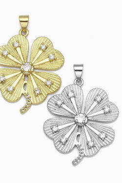 Clover Shamrock Charm