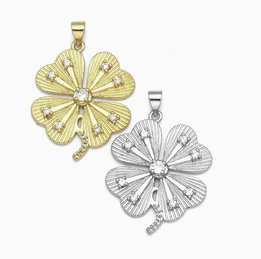 Clover Shamrock Charm