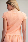Mineral Washed Solid Cropped T-Shirt