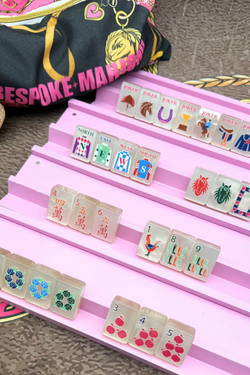 Year of the Horse Cream Pearl Mahjong Tiles